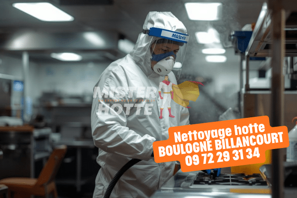 Nettoyage hotte Boulogne-Billancourt - Dégraissage cuisine professionnelle 92100