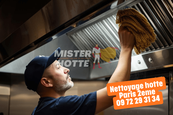 Nettoyage hotte Paris 2e