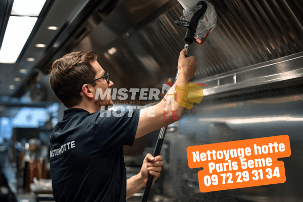 Nettoyage hotte Paris 5e