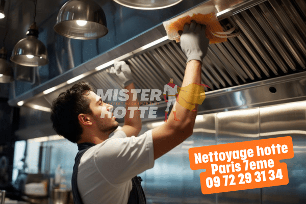Nettoyage hotte Paris 7e
