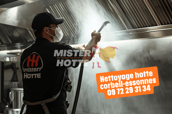Nettoyage hotte Corbeil-Essonnes - Dégraissage cuisine professionnelle 91100