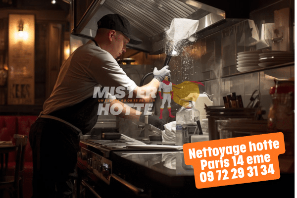 Nettoyage hotte Paris 14e