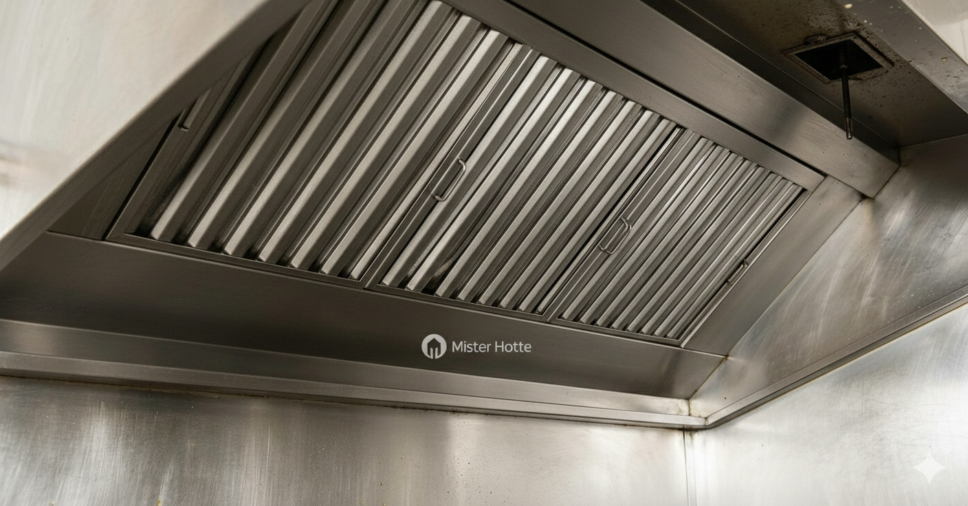 Après - Dégraissage complet hotte