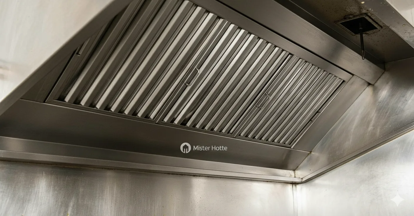 Après - Dégraissage complet hotte