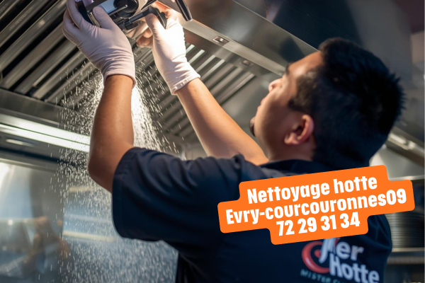 Intervention de dégraissage de hotte professionnelle à Évry-Courcouronnes