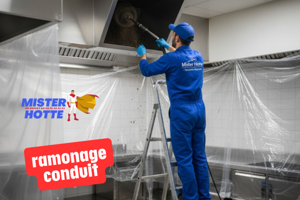 Ramonage d'un conduit d'extraction