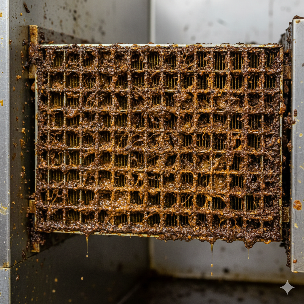 Avant - Nettoyage filtres métalliques