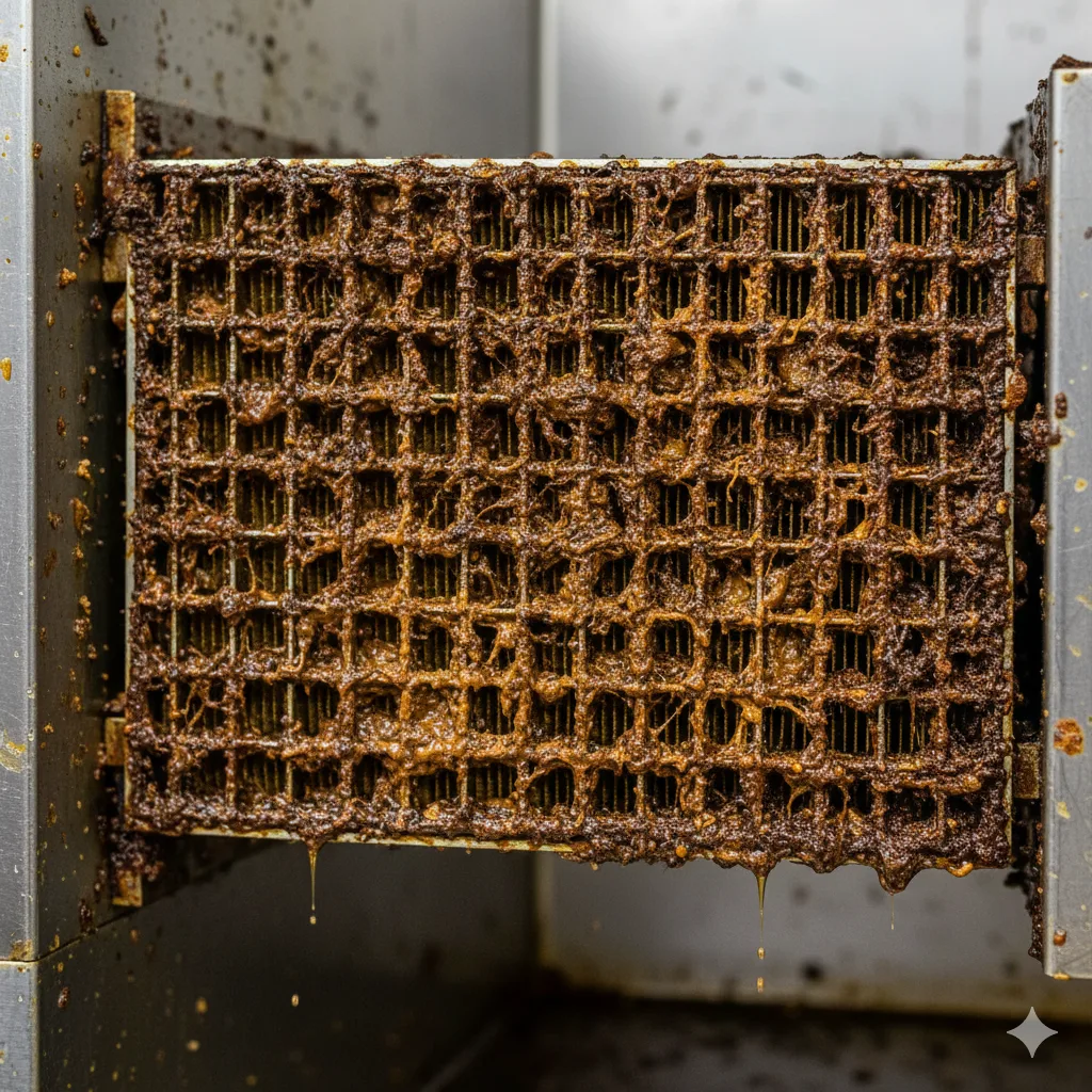 Avant - Nettoyage filtres métalliques